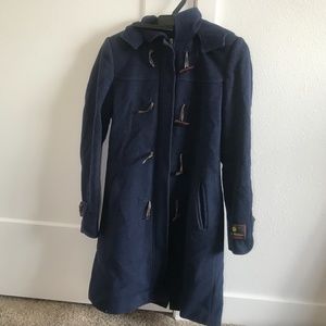 Beautiful European Blue Navy Coat ( Made in Italy)